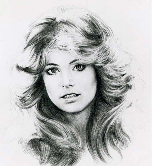 Farrah by theartyst30 Stunning Pencil Drawing Artwork