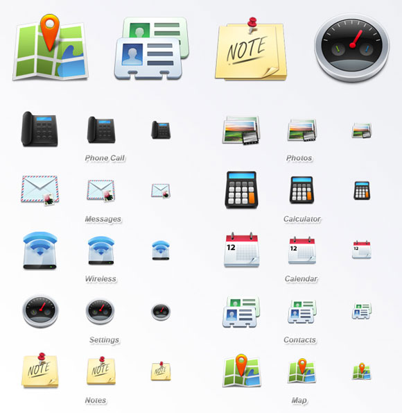 Mobile Icon Set