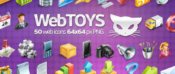 Webtoys 50 icons