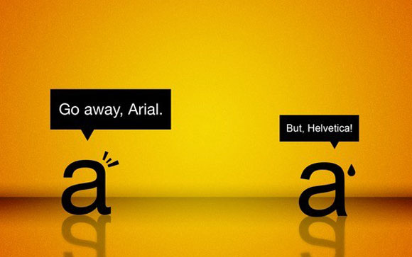 arial helvetica fight