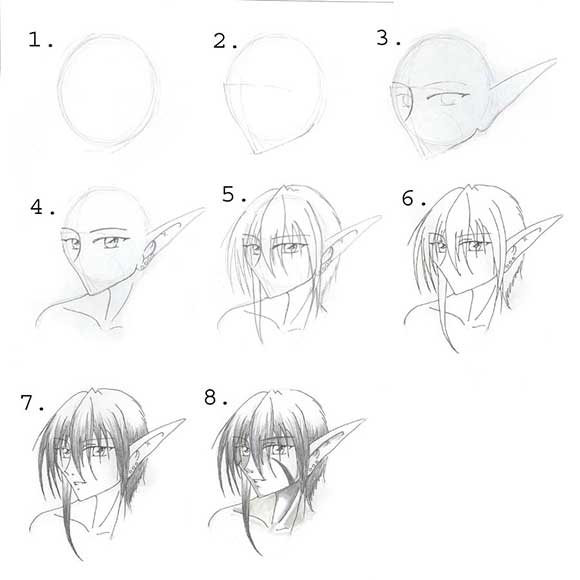 how to draw anime