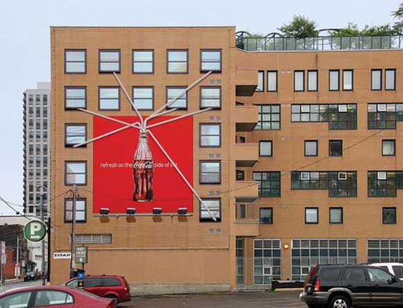 Coca-Cola: Straw, Windows billboard ads