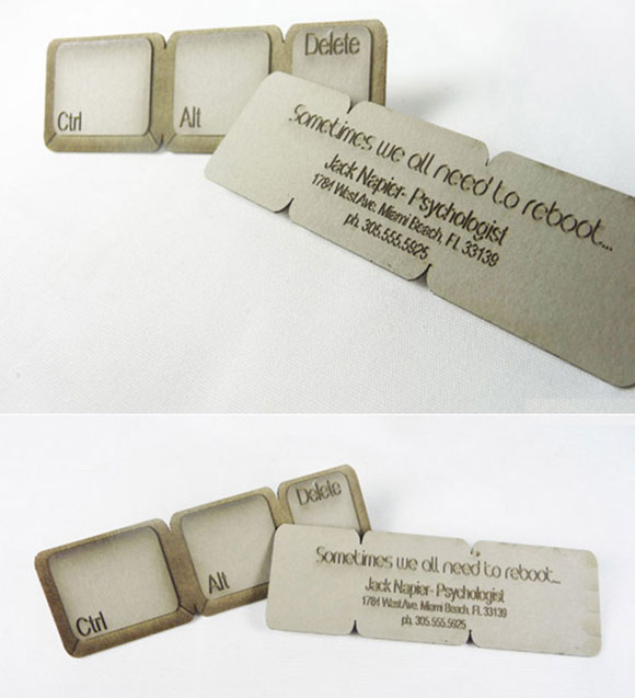 psychologist business cards