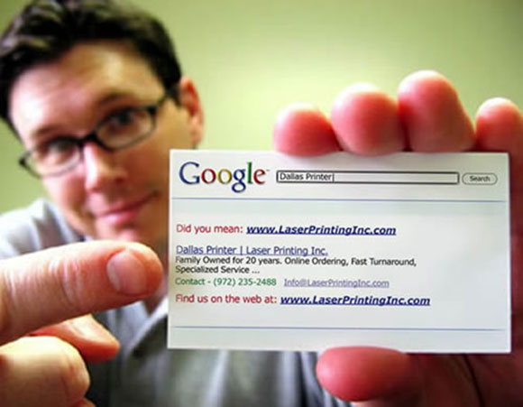 google business cards