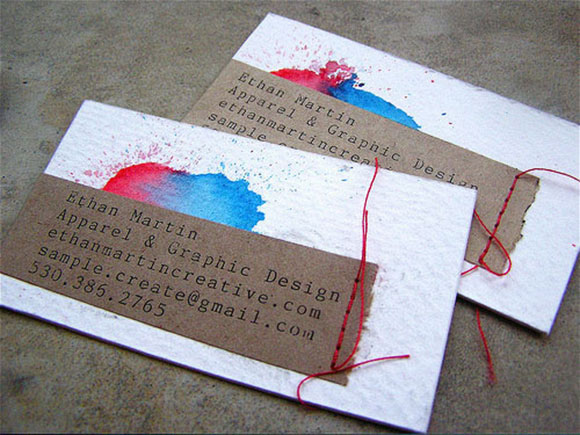 paper business card