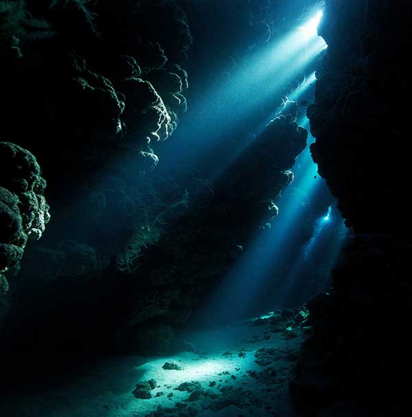 underwater cave photography