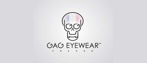 Skull logos for Gag eyewear.