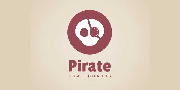 Pirate skull logo