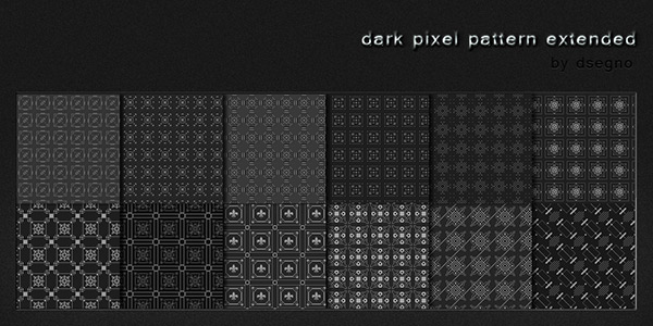 Dark pixel patterns