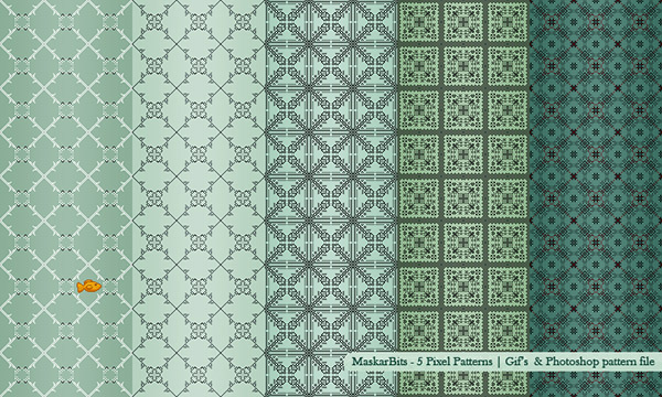 Green pixel patterns