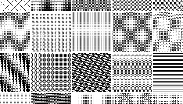 Seamless pixel patterns