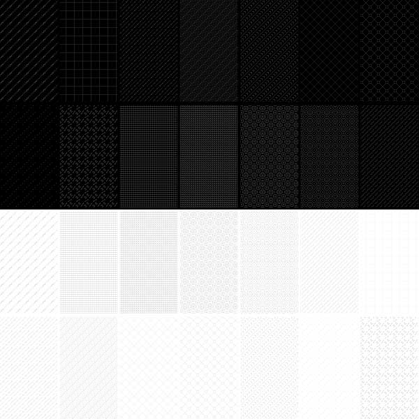 28 pixel patterns
