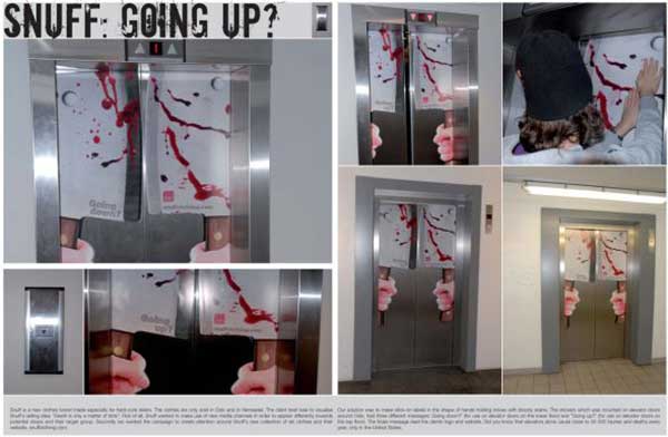 elevator advertisements