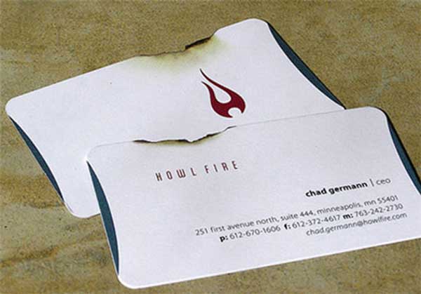 minimal business card design