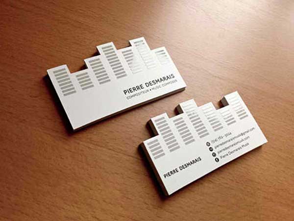 minimal business card design