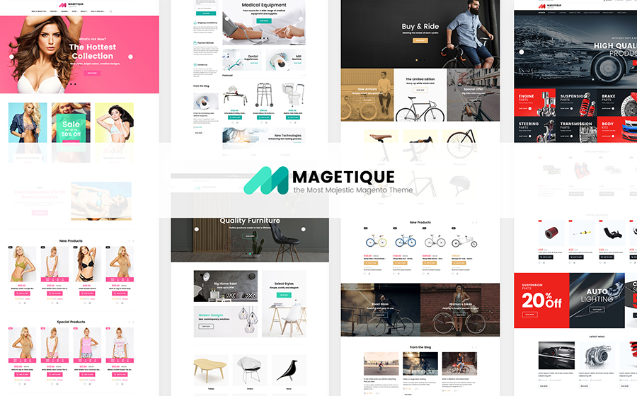 Magetique - AMP-Ready Multipurpose Magento 2 Theme    