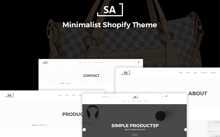 Sa - Minimalist Creative Shopify Theme