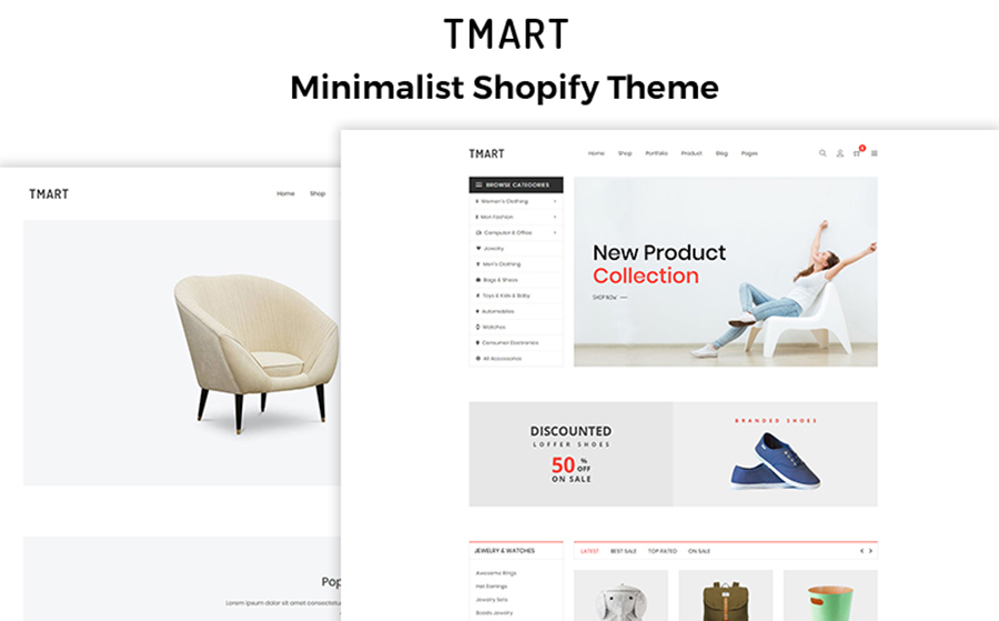 Tmart - Minimalist Multipurpose Shopify Theme