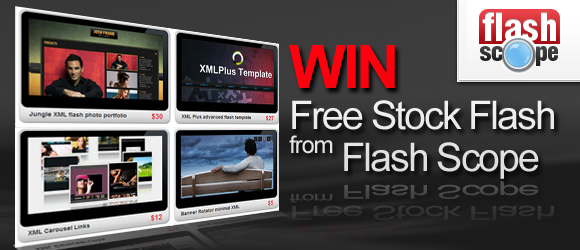 3 Winners for Free Stock Flash and Templates From Flash Scope