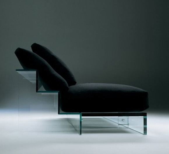 black chair design concept