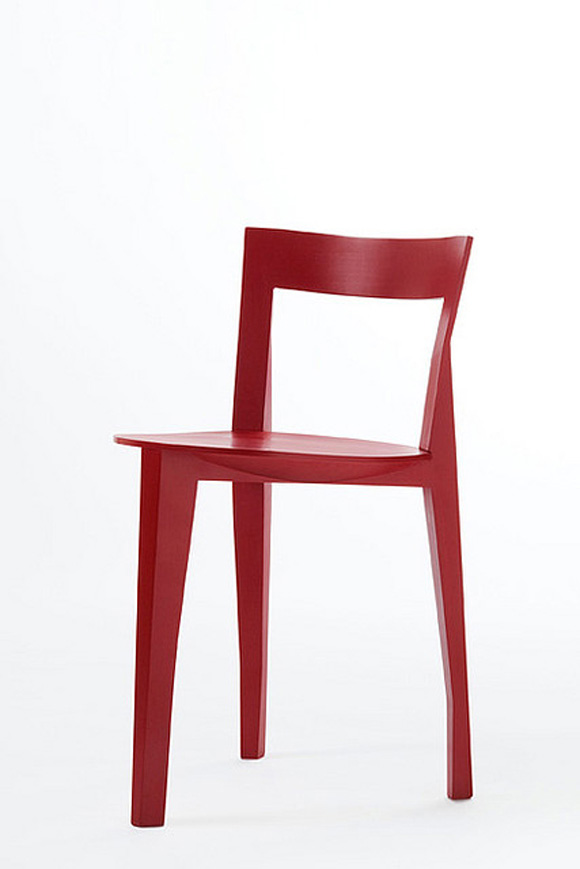 Red chair design concept