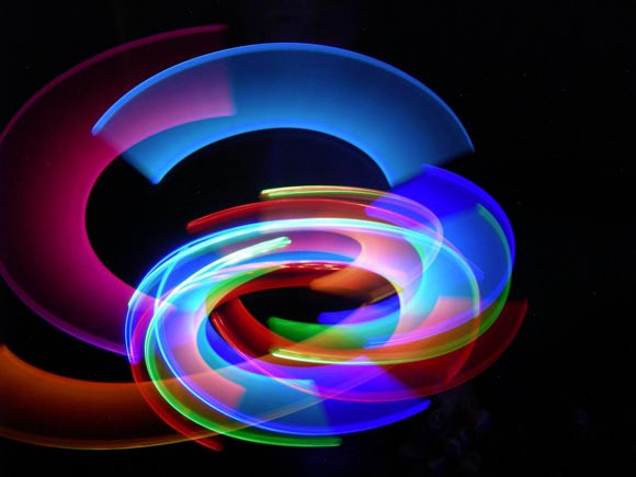 light painting photo