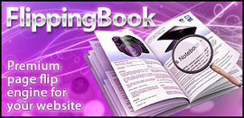 FlippingBook page flip flash component