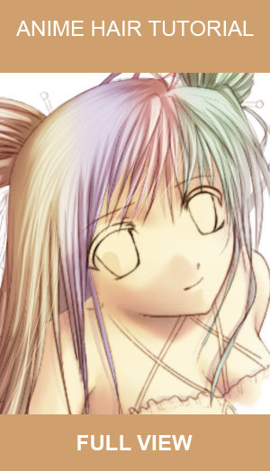 Anime Hair Shading Tutorial : Anime Hair Shading Tutorial :