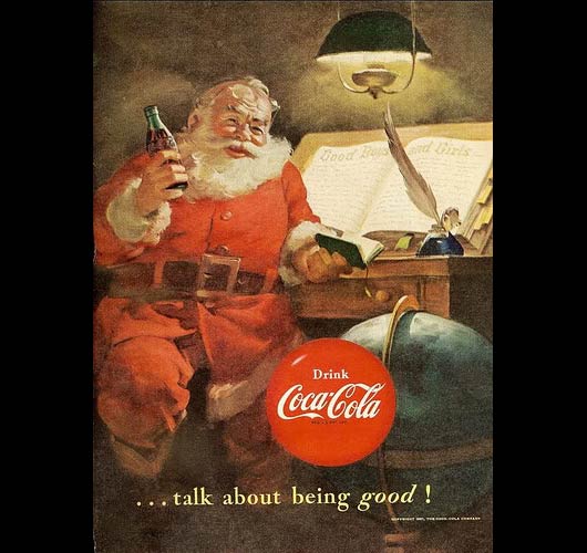 BeingGoodCocaColaSanta30+ Inspiring Vintage Advertisements and Creative Directions