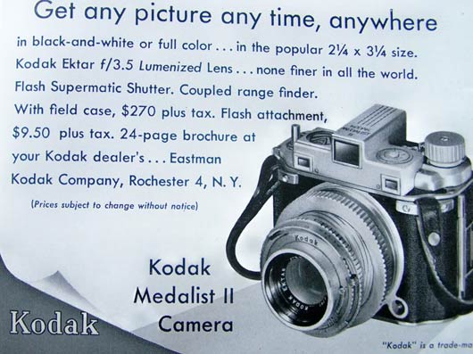 KodakMedalistAd30+ Inspiring Vintage Advertisements and Creative Directions