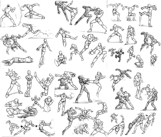 Lost art- Action poses. Drawing Manga Art Tutorials. Manga References