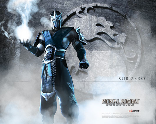 mortal kombat 9 logo wallpaper. mortal kombat 9 sub zero