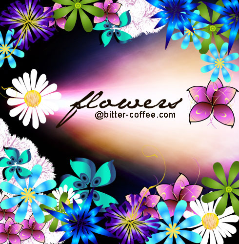 PSD Download: Flower Flowery. Free Design Template And PSD Files