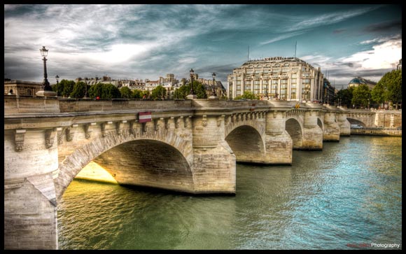 Paris River side III WP by superjuju2930 High Quality HDR Architecture 