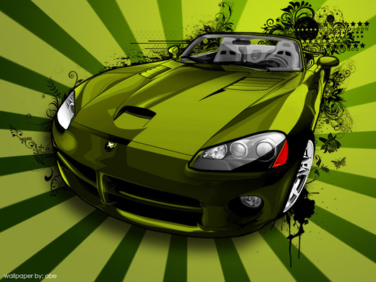 Vector Wallpaper  Dodge Viper by ab642125 Amazing Cars Wallpapers