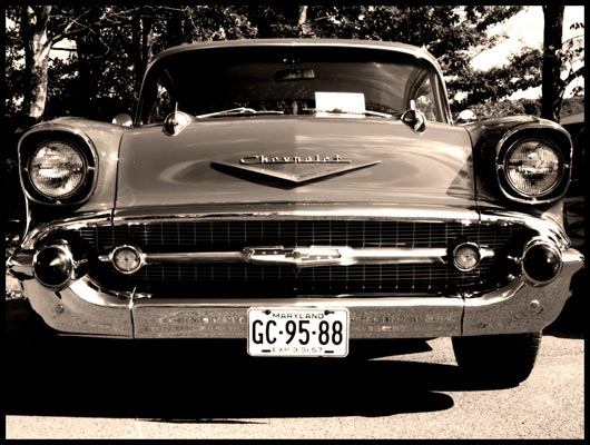 57 Chevy by ClintonKun52 Amazing Shots of Classic Cars 1957 Chevy BelAir