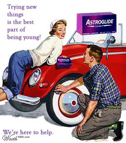 ad vintage astroglide30+ Inspiring Vintage Advertisements and Creative Directions