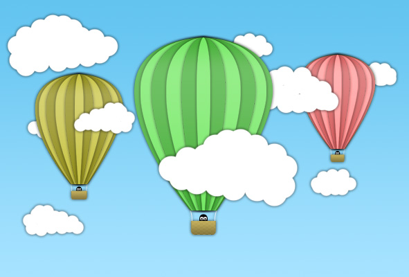 hot air balloon wallpaper. Creating a Cartoon Hot Air