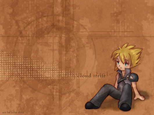 cloud strife wallpaper. 15 Cute Cartoon Wallpapers