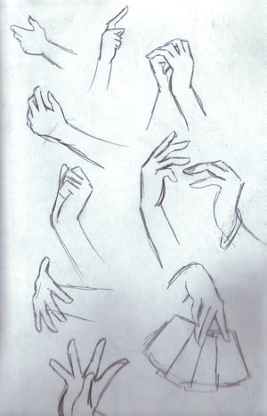 anime drawings of love. How to draw anime hands by